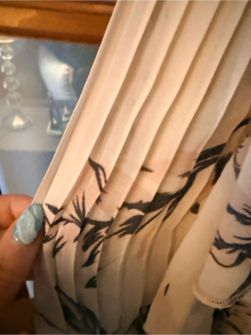 Walter Baker White Midi Dress with Black Floral Print - Picture 10 of 10